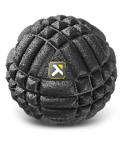 TriggerPoint GRID X Ball foam roller in black with logo