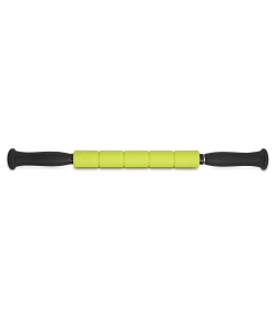 The long view of the green TriggerPoint STK Grip massage stick